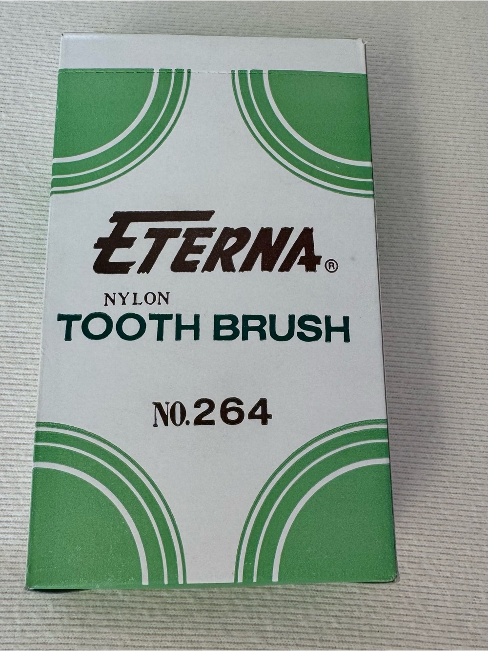 Vintage Eterna Nylon Tooth Brush No. 264 Sealed Original Packaging Collectible
